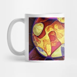 Colourful Painterly Shapes Mug